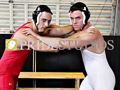 デカチン, フェラチオ, ゲイ, ハードコア