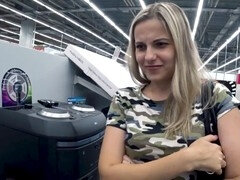 Letty Black tests her sound-controlled vibrator in public with some unique twists