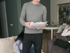 Schwarz, Blasen, Braunhaarige, Gehörnter ehemann, Russisch, Rasiert, Jungendliche (18+)