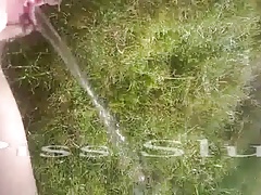 Outdoors piss slut