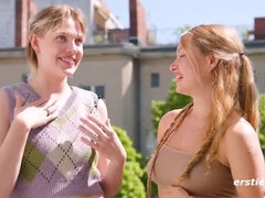 素人, フェティッシュ, ドイツ人, キス, レズビアン, なめる, 自然山雀, オマンコ