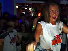 Teens party in panties