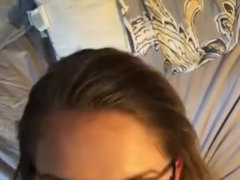 Enthousiasteling, Pijpbeurt, Sperma shot, Lul, Sperma in gezicht, Brillen, Hd, Tiener