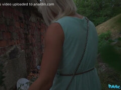 素人, アメリカ人, ブロンド, フェラチオ, 茶髪の, アウトドア, スパンキング, トレイン