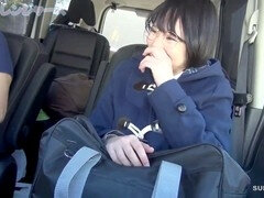 アジア人, フェラチオ, 車, イく瞬間, 日本人, オマンコ, ティーン, ヤリマンの