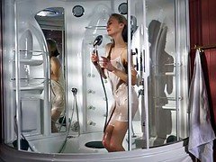 Rubia, Bailar, Masturbación, Estrella porno