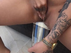 Mooi, Bruinharig, Fetisj, Hd, Mexicaans, Pissen, Douche, Slikken