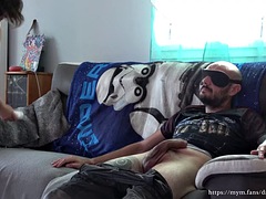 Verga grande, Francés, Pajear, Tacones, Lencería, Masturbación, Coño, Sorpresa