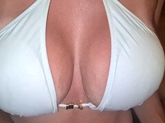 Tetona, Corridas, Pajear, Casero, Enorme, Madres para coger, Paja con tetas, Esposa