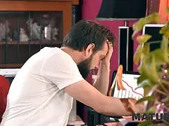 Mature4k. mature nymfa came to her teenage neighbour and tempted him with moaning