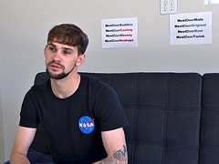 Leie, Grosser schwanz, Schwul, Wichsen, Masturbation, Solo, Tätowierung