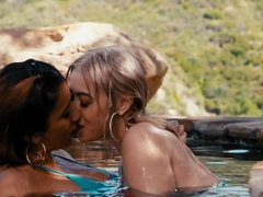 Babes, Fingering, Lesbian, Licking, Outdoor, Pool, Pussy