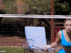 Blond, Bruinharig, Vrouw, Lesbisch, Orgasme, Kut duiken, Spuiten, Trio