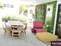 Nicole Auclair Gets Her Face Glazed Like A Donut