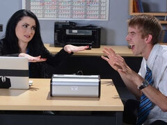 Awesome busty brunette Veruca James likes intensive anal