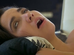 茶髪の, エロティック, イタリア人, ラティーナ, レズビアン, オマンコ, オッパイの