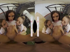 Kinky America - Aiden Ashley, Jazmin Luv, and Lily Larimar surprise their private trainer