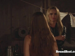Bondage discipline sadomasochisme, Rondborstig, Hd, Lesbisch, Likken, Moeder die ik wil neuken, Orgasme, Kut duiken