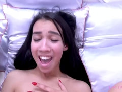 Cul, Brunette brune, Nue  à poil, Seins naturels, Petite femme, Pov, Maigrichonne, Adolescente
