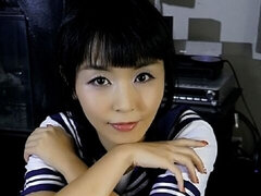 Amateur, Asiatique, Grosse bite, Sucer une bite, Brunette brune, Petite femme, Élève, Nénés