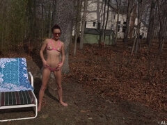 Жопа, Хд, Мастурбация, На природе, Киски, Молоденькие, Сиськи