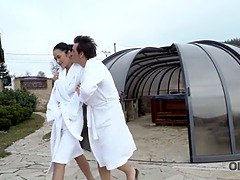 茶髪の, オナニー, 淫乱熟女, 母, 自然山雀, オマンコ, 義母, ティーン