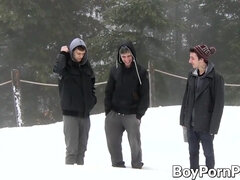 アナル, フェラチオ, イく瞬間, カワイイ, ゲイ, キス, タトゥー, 三人