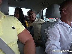 Dads Pick up and Stepdaughter