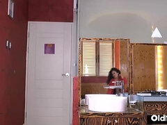 Mature Spic Sharon Fucks Young Lover Hard In Hotel