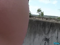 素人, お尻, フェラチオ, 茶髪の, バック, アウトドア, ハメ撮り, 公共
