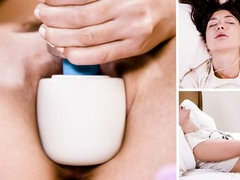 Morena, Penetracion con dedos, Peludo, Pajear, Masturbación, Orgasmo, Solo, Estriptis