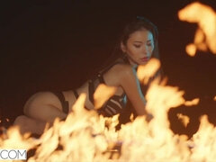 Asiatisch, Kehlenfick, Erotisch, Hardcore, Hd, Lingerie, Muschi, Realität