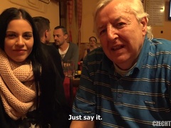 美人, 茶髪の, チェコ, ハードコア, なめる, 公共, 双子