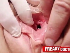 Amateur, Bizarre, Brunette brune, Papa, Médecin, Fétiche, Gyneco, Réalité