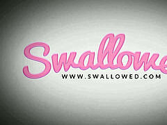 Большая жопа, Большой член, Минет, Брюнетки, Сперма во рту, Крошечные, Лизание жопы, Глотающие