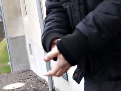 Leie, Spermaladung, Europäisch, Schwul, Im freien