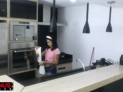 チン, 女, Hd, メイド, 裸, ポルトガル人, スペイン人, ティーン