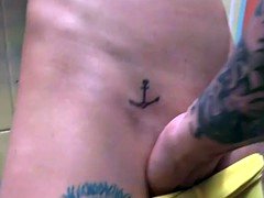 Cop fucking slutty gal outdoors