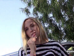 Leie, Blondine, Hundestellung, Geld, Jungendliche (18+)