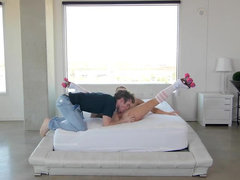 茶髪の, ハードコア, Hd, なめる, オマンコ, 剃毛, ティーン, オッパイの