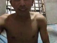 Asiatique, Grosse bite, Homosexuelle, Branlette thaïlandaise, Webcam