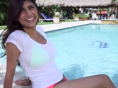 Arab, Big ass, Big cock, Bikini, Blowjob, Busty, Hardcore, Pool