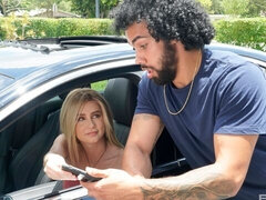 Bezaubernd, Grosser arsch, Blondine, Blasen, Hundestellung, Kurzes haar, Dürr, Titten