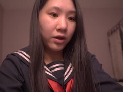 Leie, Asiatisch, Frau, Japanische massage, Schulmädchen, Solo, Student, Uniform