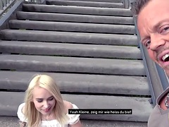 Leie, Tussi, Blasen, Handjob, Im freien, Realität, Ablutschen, Titten