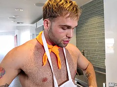 ManRoyale Big Dick Trent Marx Seduces a Huge BBC in the Kitchen