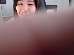 Asiático, Linda, Montar, Adolescente