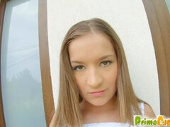 デカパイ, フェラチオ, イく瞬間, ハードコア, 赤毛, ティーン, 三人, オッパイの