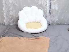 Asiático, Japonés, Masturbación, Solo, Medias largas, Adolescente