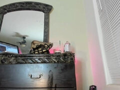 素人, お尻, デカ尻, ブロンド, 自家製, オナニー, 一人, ウェブカメラ